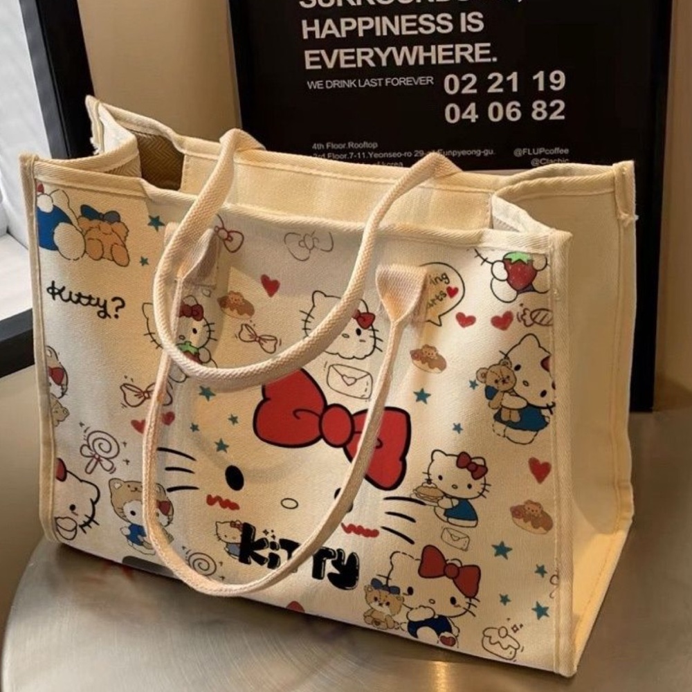 Hello Kitty Multicolor Tote Bag
